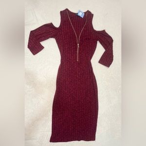 Burgundy Dress